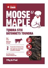 Moose & Maple Tundra Stix Beef Dog Treats | Made in Canada | 175g