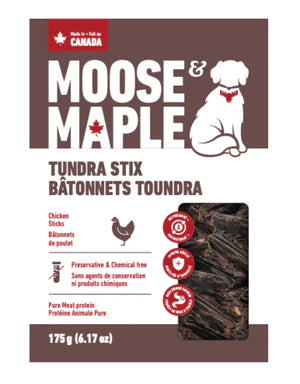Moose & Maple Tundra Stix Chicken Dog Treats | Made in Canada | 175g