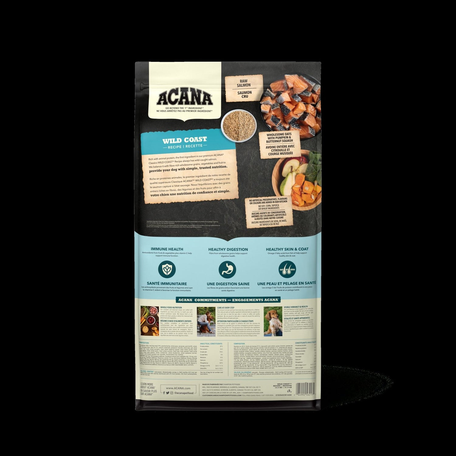 ACANA Classics Wild Coast Dry Dog Food – Wild Fish, Herring & Salmon | Made in Canada