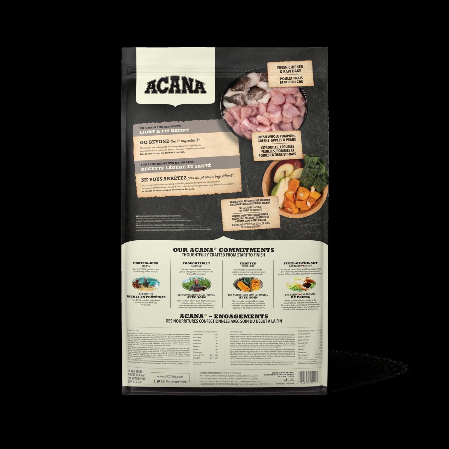 ACANA Light & Fit Dry Dog Food – Lower Calorie, Free-Run Chicken & Hake | Made in Canada