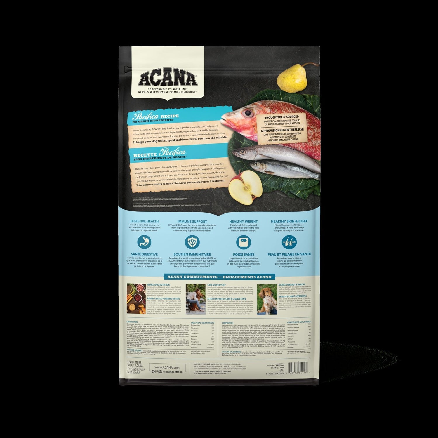 ACANA Highest Protein Pacifica Dry Dog Food | 70% Wild Fish, Made in Canada