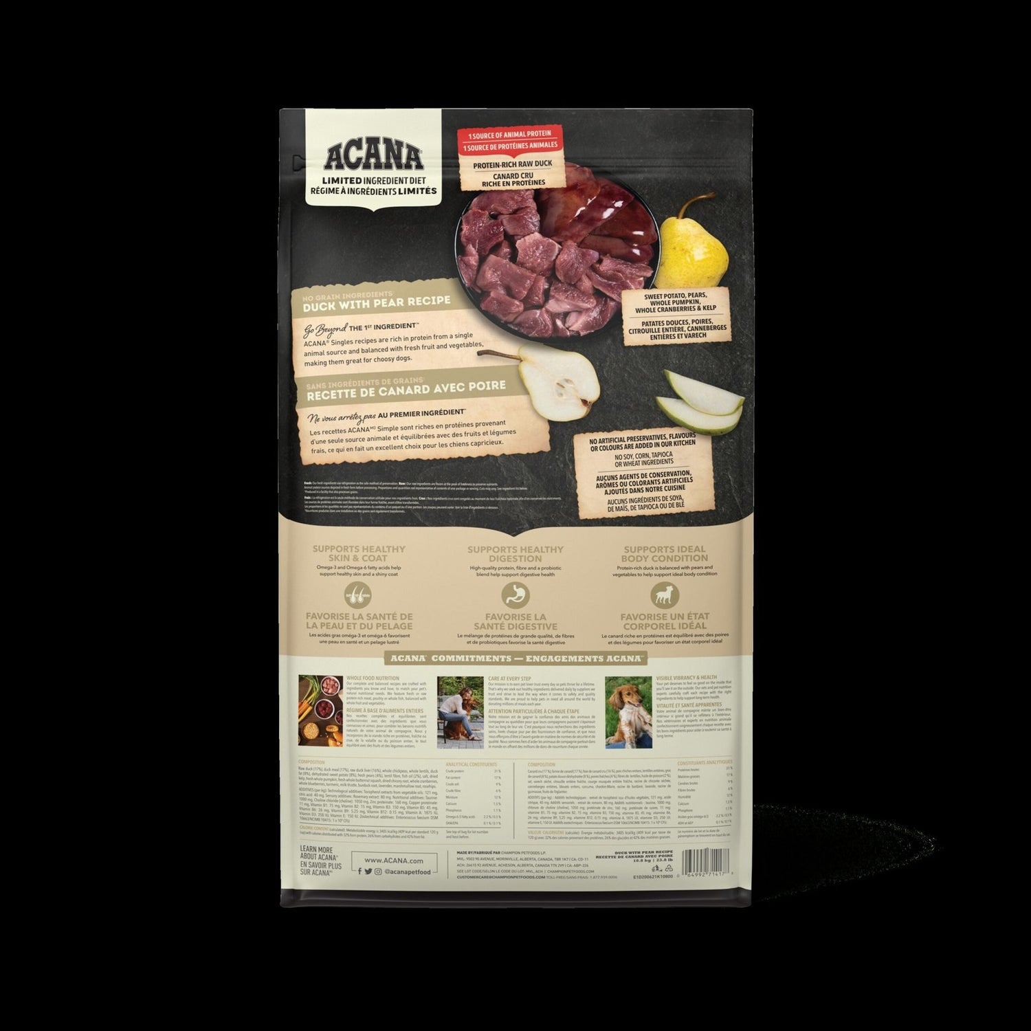 ACANA Singles Duck & Pear Recipe