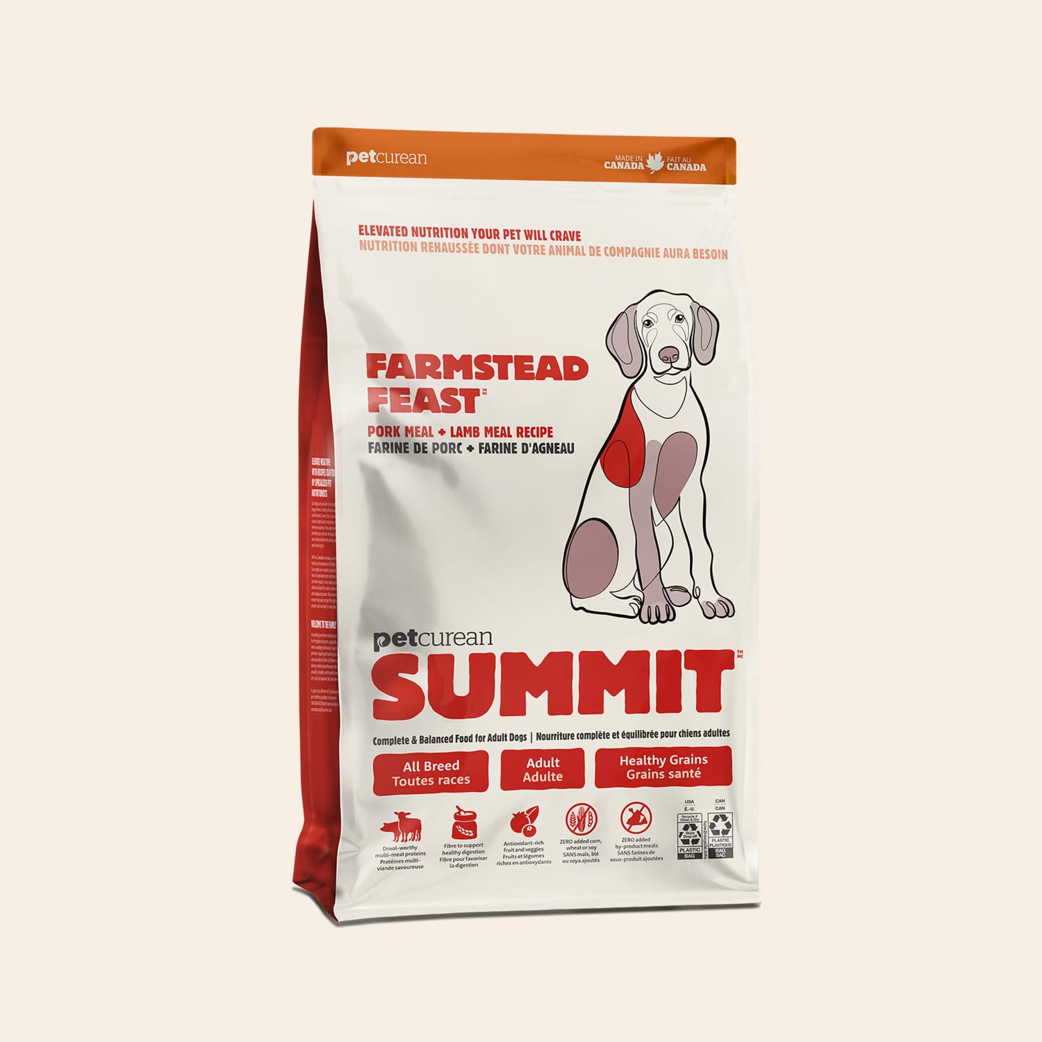 Summit Farmstead Feast Dry Dog Food – Farm-Inspired Recipe for Adult Dogs 25lb