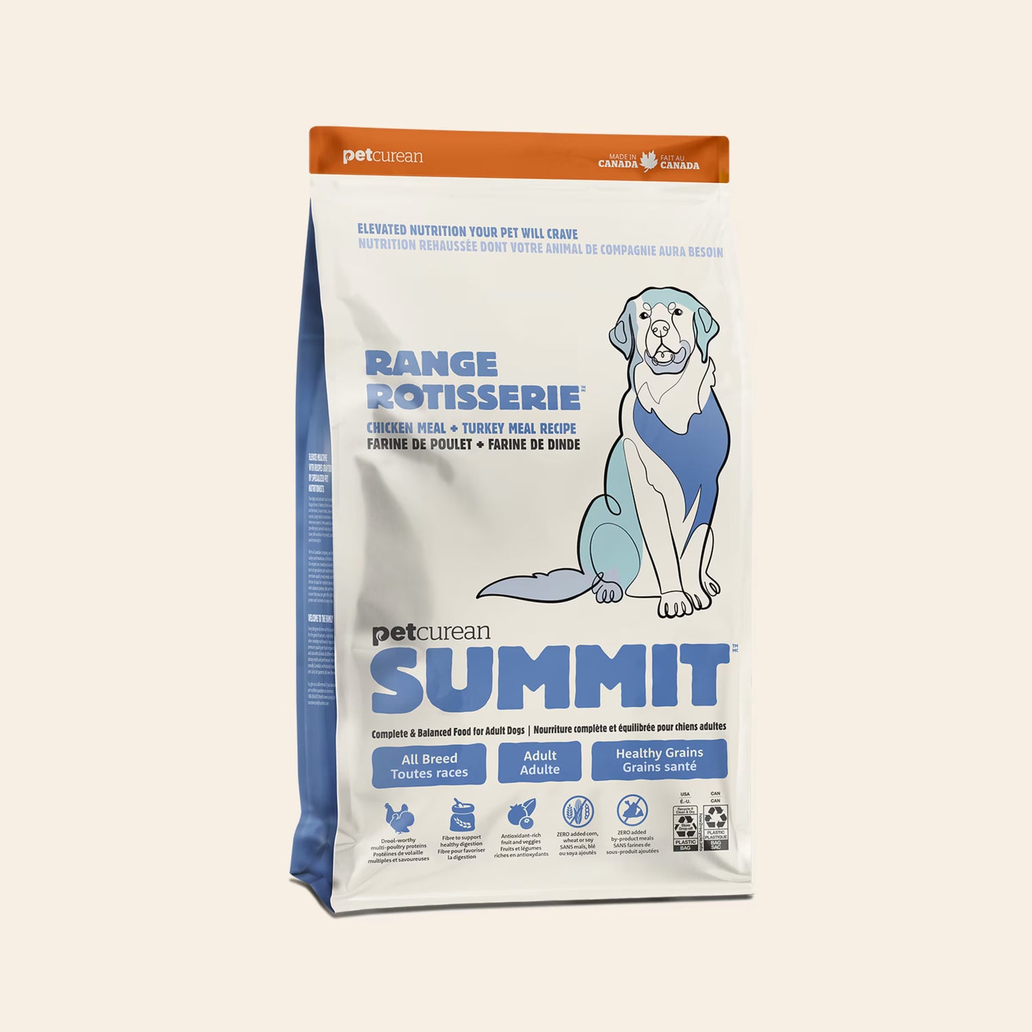 Summit Range Dry Dog Food – High-Protein Kibble for Active Dogs 25lb