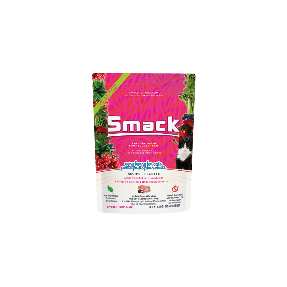 Smack Cat Very Berry | 250g Freeze-Dried Raw Cat Food