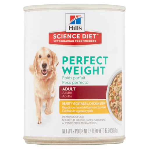 Hill's Science Diet Adult Perfect Weight Hearty Vegetable & Chicken Stew Wet Dog Food – Weight Management | 12.8oz