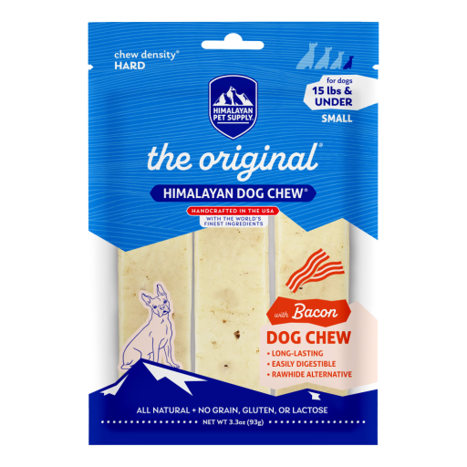 Himalayan Pet Supply Dog Chew Bacon - Small 3pk