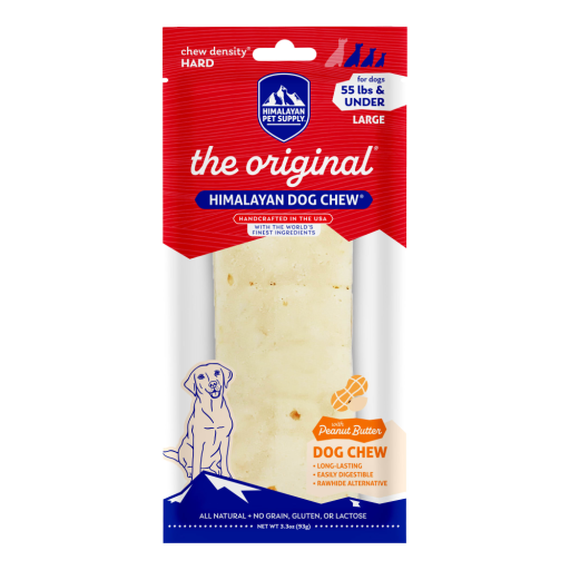 Himalayan Pet Supply Peanut Butter Flavoured Dog Chew - Large
