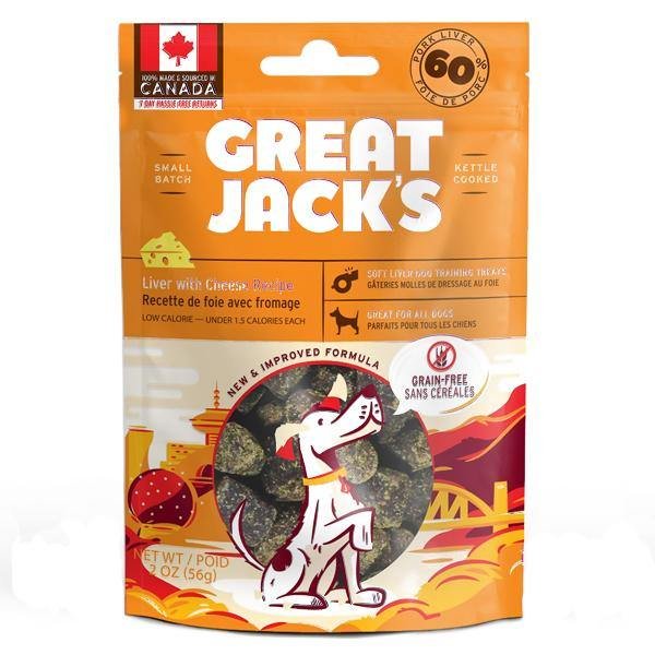 Great Jack's Dog Treats Pork Liver with Cheese Recipe